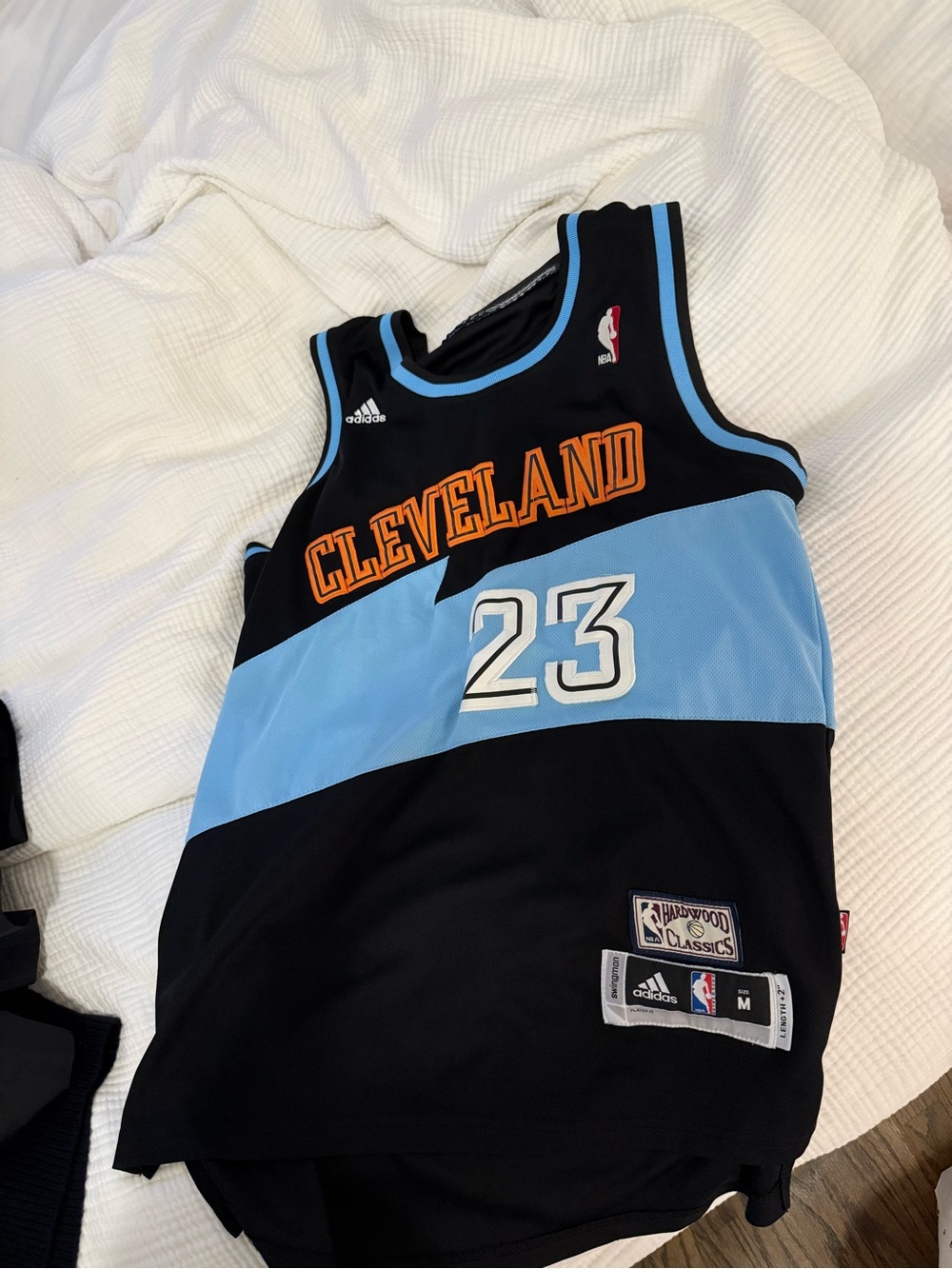 Vintage LeBron James - Cleveland adidas #23 Hardwood Classics Jersey